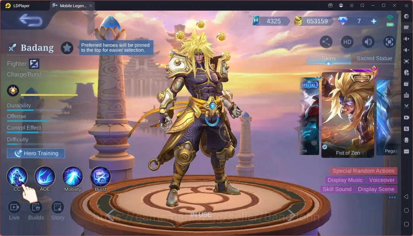 Mobile Legends: Bang Bang Accounts Global|Hero 132|Skin 315|Renowned|Prime Beatrix,YZ image 6