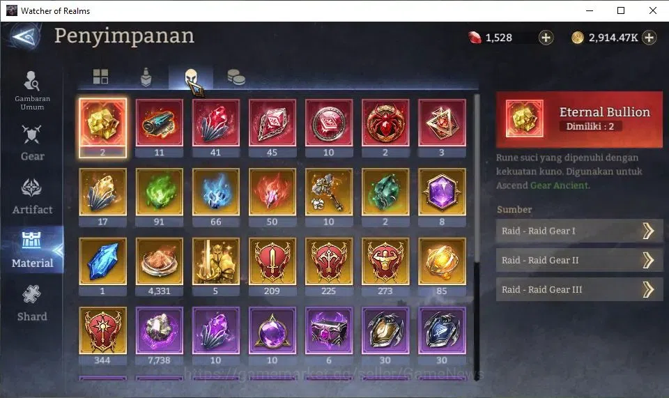 Watcher of Realms Accounts GLOBAL 60x|1,5M Power|1 Lord[King Harz+Skin,Etc]|2 image 17