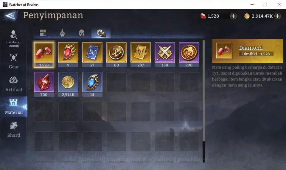 Watcher of Realms Accounts GLOBAL 60x|1,5M Power|1 Lord[King Harz+Skin,Etc]|2 image 18
