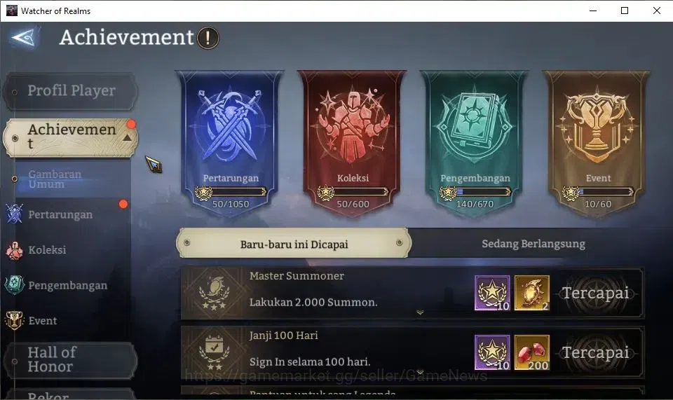 Watcher of Realms Accounts GLOBAL 60x|1,5M Power|1 Lord[King Harz+Skin,Etc]|2 image 3