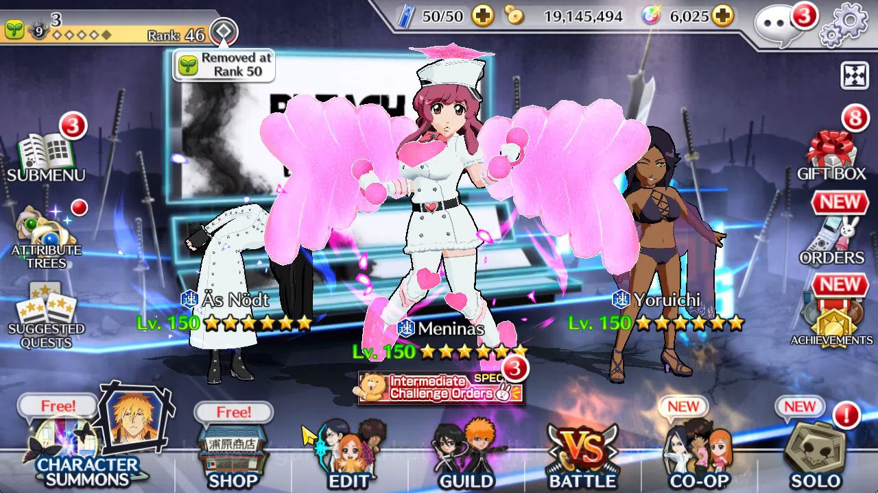 Bleach: Brave Souls Accounts Starter [GLOBAL]6K Orbs+Fresh All Story|TYBW26 Meninas,Swimsuit25