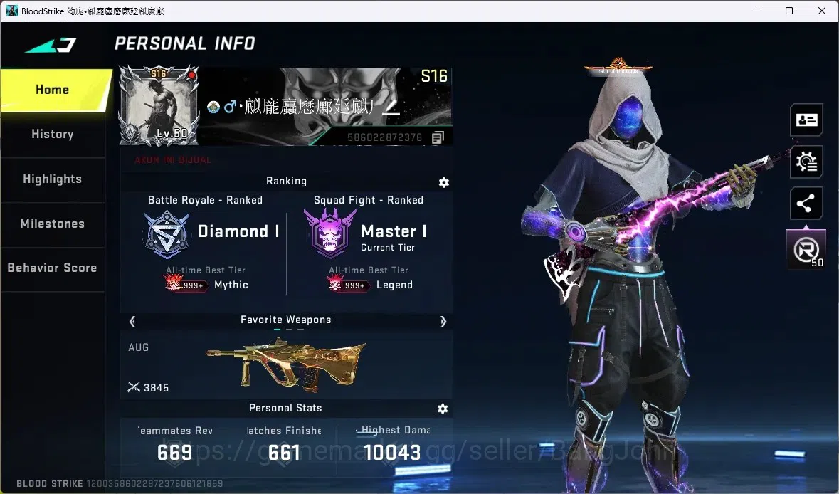Blood Strike Accounts ASIA | 1 EVO: FAL-Evolved Draco | 5 Collab Guns | image 1
