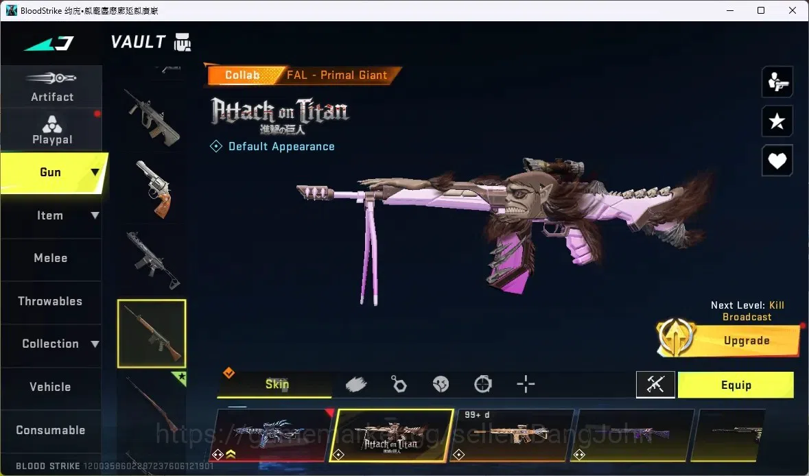 Blood Strike Accounts ASIA | 1 EVO: FAL-Evolved Draco | 5 Collab Guns | image 14