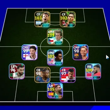 eFootball Accounts Legends & Iconic Players Android|Power 3118|Epic Tomas Rosicky,Rui Costa,van