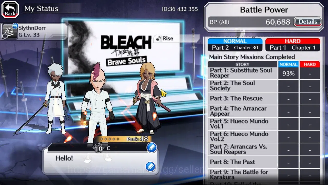 Bleach: Brave Souls Accounts [GLOBAL]6K Orb+Fresh All Story|TYBW26 BazzB,TYBW25 image 4