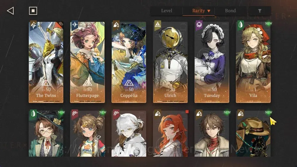 Reverse: 1999 Accounts Midgame GLOBAL|Lv 37|9 (*6 Crew) 1 Limited|The Twins P2 + Psychube|Flutterpage P1 + Psychube,Ulrich 1