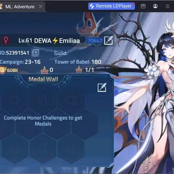Mobile Legends: Adventure Accounts Global|LV 61|608K Power|Camp 23-16|VIP 4|Hero 71|34 SSR|18,037 Diamonds|Detail Check SS