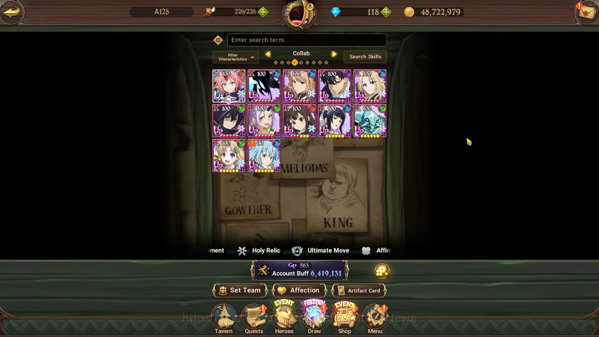 The Seven Deadly Sins: Grand Cross Accounts ASIA|6,4M CC|6LR+7UR+Many Collabs|Diane4/6,Milim3/ image 10