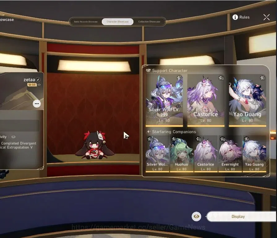 Honkai Star Rail Accounts Others Asia|TL 66|9 Limited|(Castorice,SW999)+Sign Yao Guang E1,Huohuo 2