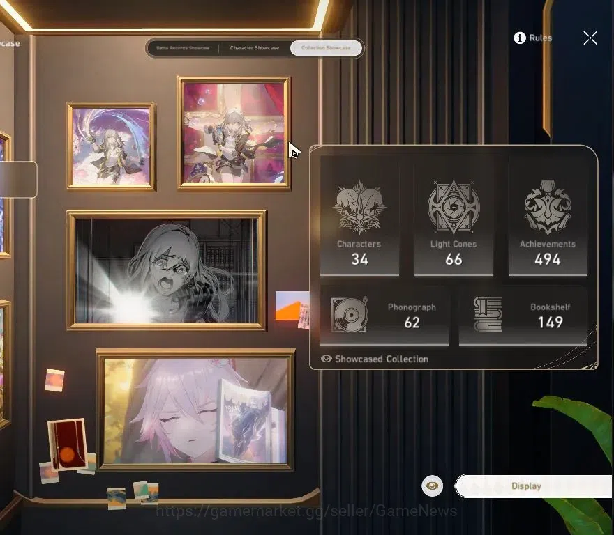 Honkai Star Rail Accounts Others Asia|TL 66|9 Limited|(Castorice,SW999)+Sign Yao Guang E1,Huohuo 3