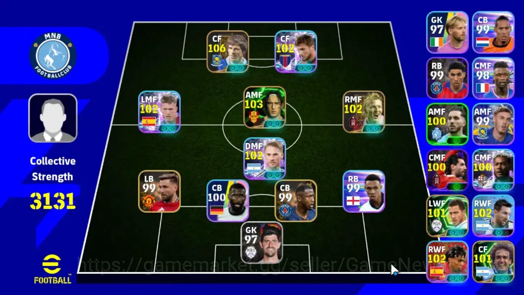 eFootball Accounts Android|Epic Gianfranco Zola,Francesco Totti,Dirk image 1