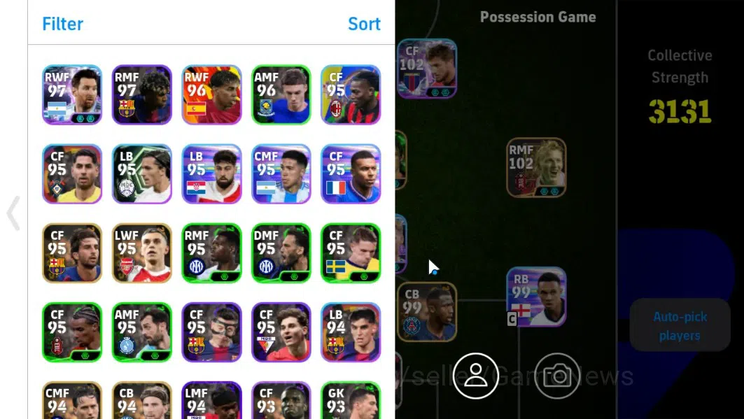 eFootball Accounts Android|Epic Gianfranco Zola,Francesco Totti,Dirk image 2