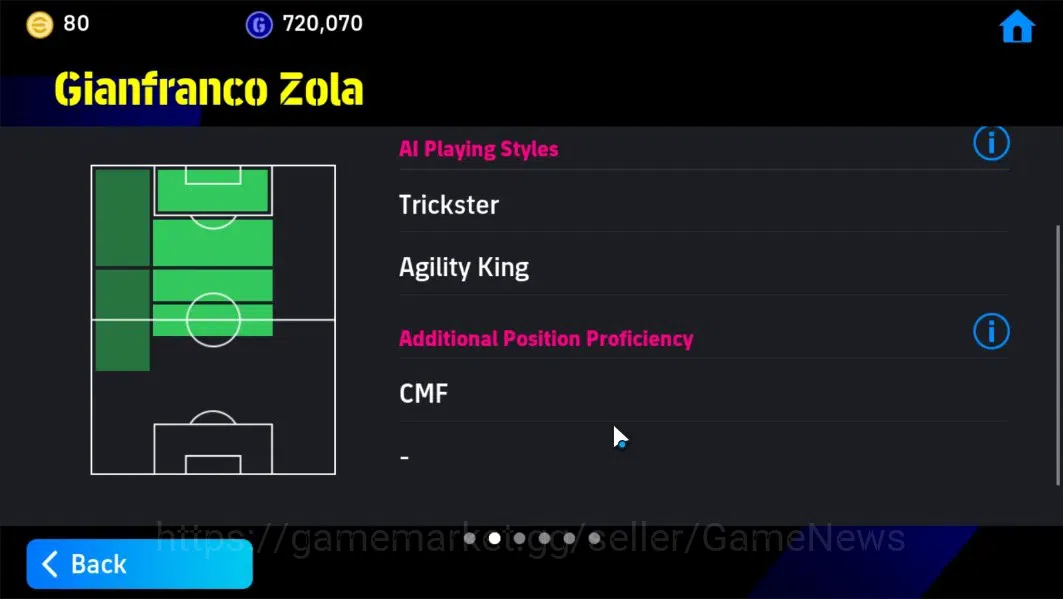 eFootball Accounts Android|Epic Gianfranco Zola,Francesco Totti,Dirk image 9