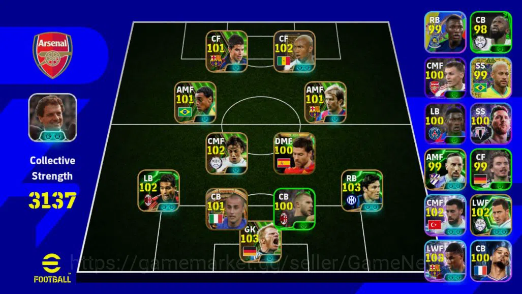 eFootball Accounts Mobile|Fortress(Javier Zanetti),Phenom Finish(El-H image 1