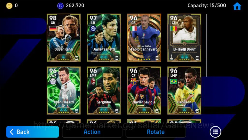 eFootball Accounts Mobile|Fortress(Javier Zanetti),Phenom Finish(El-H image 5
