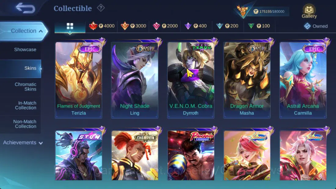 Mobile Legends: Bang Bang Accounts Hero 132|Skin 505|891 Dm|Legend(Johnson,Gusion),KO image 20