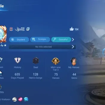 Honor of Kings Accounts Rare Skin Hero 75 Skin 44|Limited Shi,LoM Shi & Guiguzi,ShanHai Yaria,DanDaDan Momo,Honor Pass Meng