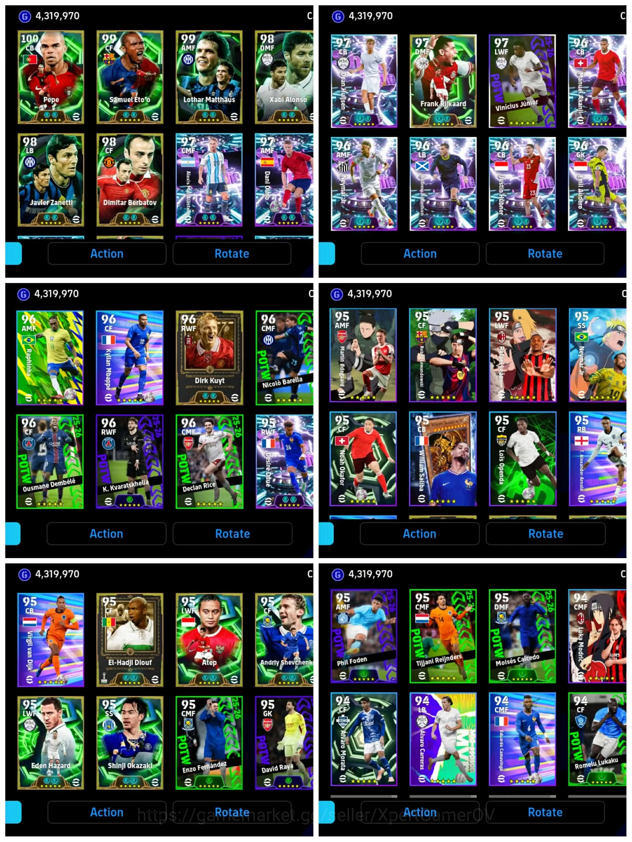 Buy eFootball Accounts - Collective Strength 3207➤Pepe