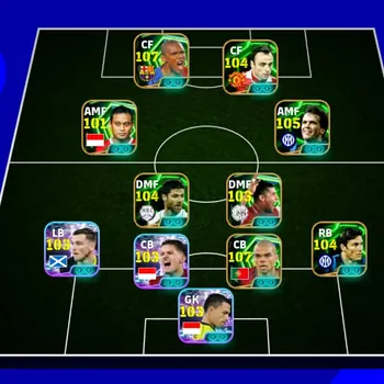 eFootball Accounts Legends & Iconic Players Collective Strength 3207➤Pepe 107➤Samuel Eto'o 107➤Lothar Matthäus 105➤Xabi