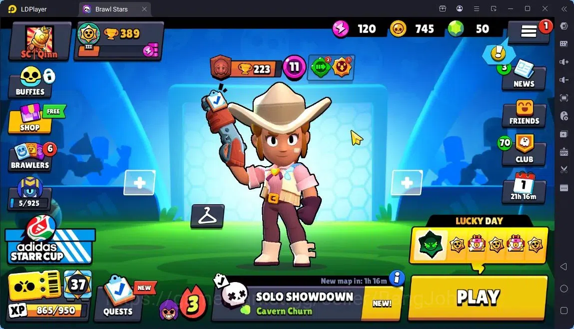 Brawl Stars Accounts Global |Trophy 389| 11 Brawler|1 Max hypercharge(Rico)|1060 Bling|50 Gems|1 S Rare,2 Epic Skins 1