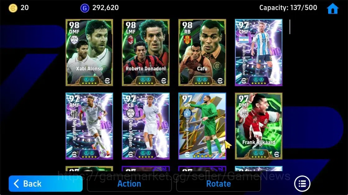 eFootball Accounts Android|Neymar Jr(Blitz Curler), Messi, Mbappe, Xa image 12