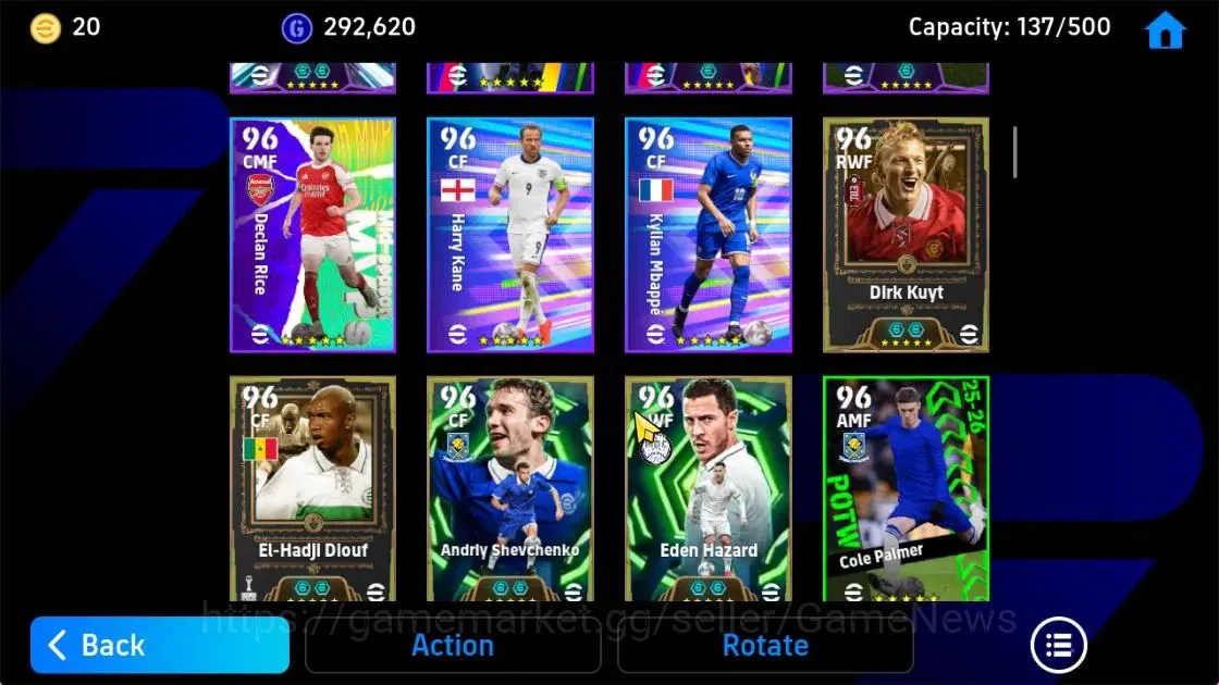 eFootball Accounts Android|Neymar Jr(Blitz Curler), Messi, Mbappe, Xa image 14