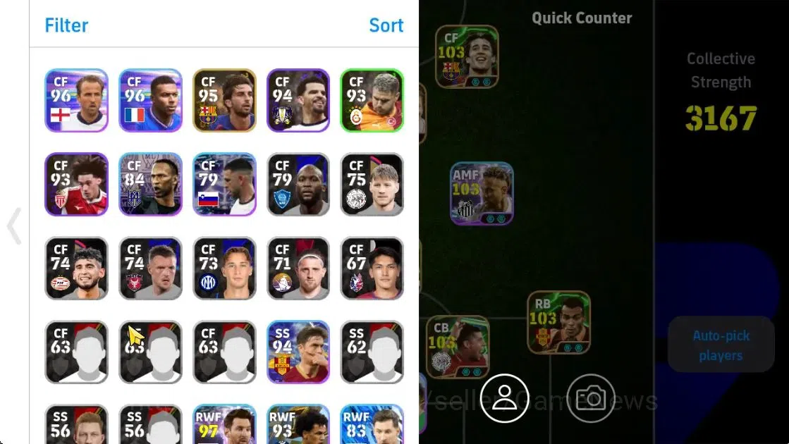 eFootball Accounts Android|Neymar Jr(Blitz Curler), Messi, Mbappe, Xa image 2