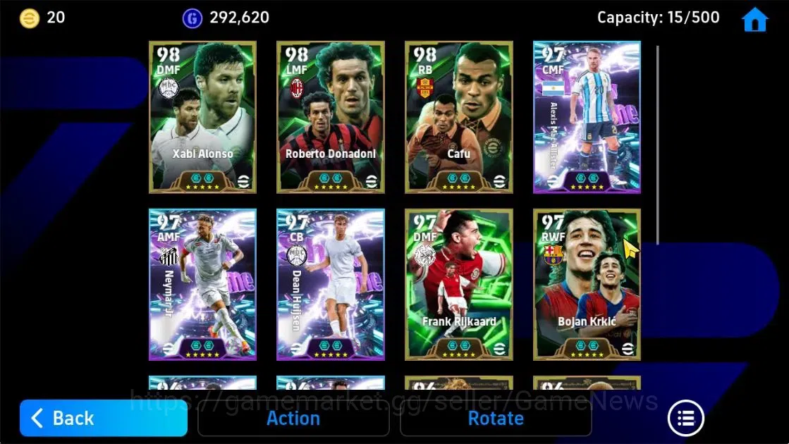 eFootball Accounts Android|Neymar Jr(Blitz Curler), Messi, Mbappe, Xa image 5