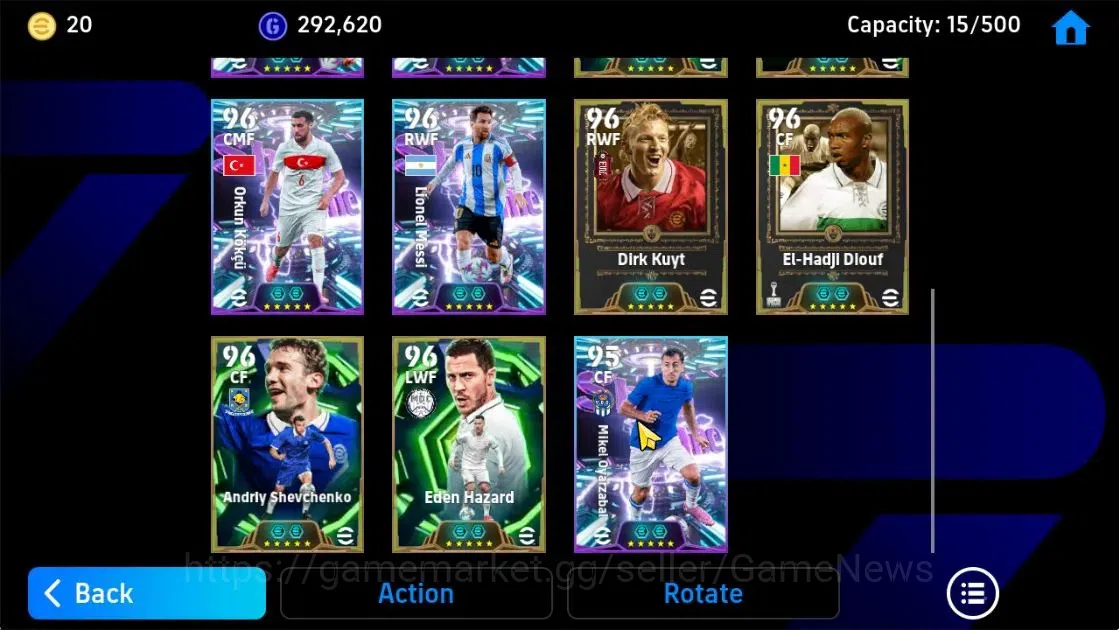 eFootball Accounts Android|Neymar Jr(Blitz Curler), Messi, Mbappe, Xa image 6