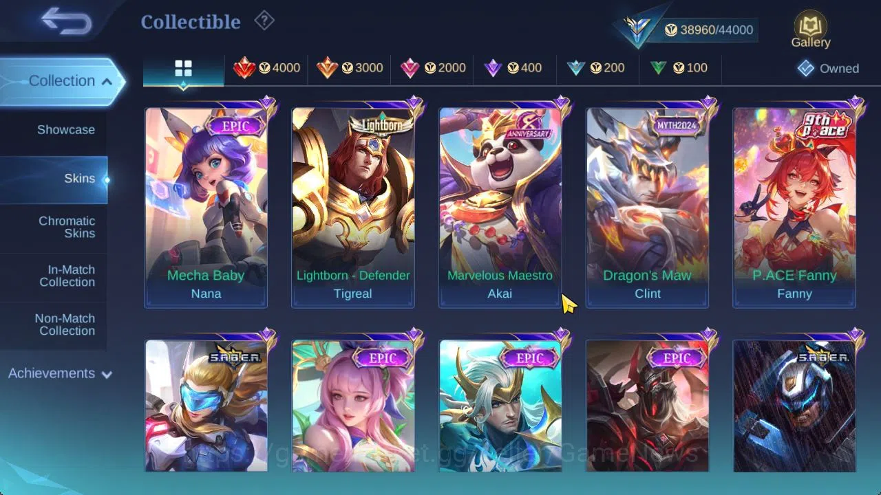 Mobile Legends: Bang Bang Accounts Hero 132|Skin 191|High Glory 65|CC Natalia,LB[Hari image 13