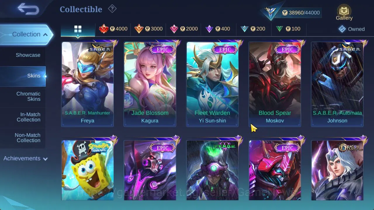 Mobile Legends: Bang Bang Accounts Hero 132|Skin 191|High Glory 65|CC Natalia,LB[Hari image 14
