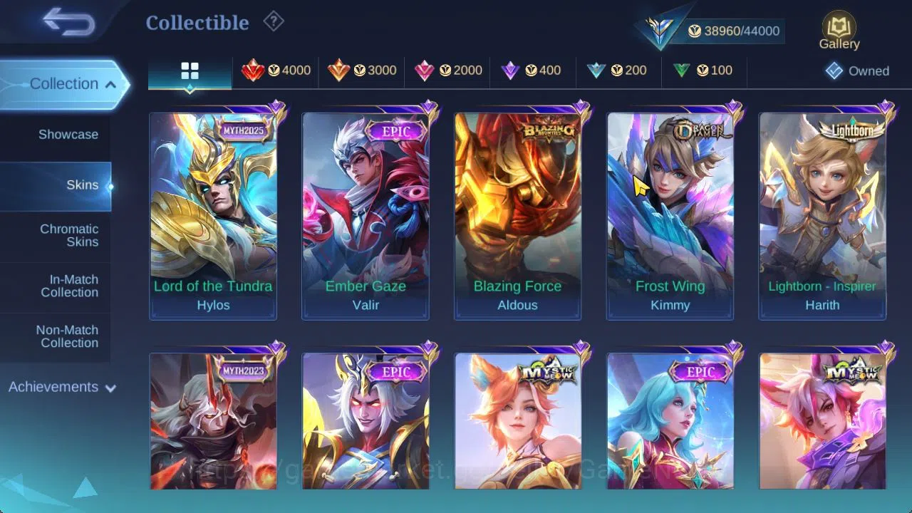 Mobile Legends: Bang Bang Accounts Hero 132|Skin 191|High Glory 65|CC Natalia,LB[Hari image 16