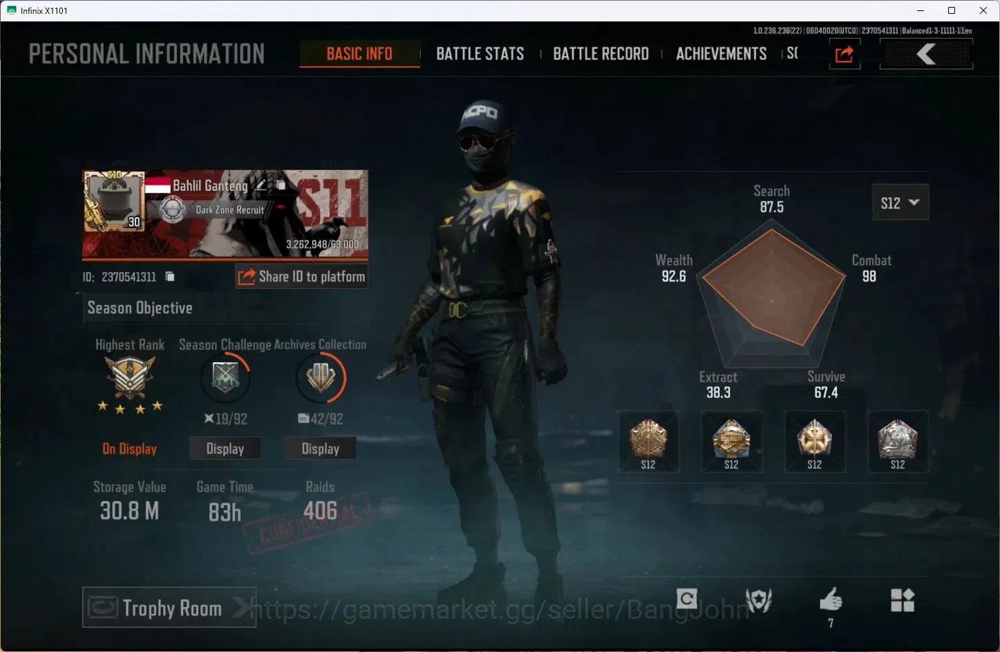 Arena Breakout Accounts Mobile | LV 30 | SV 30.8 M | CV 25 M | Maelstrom A image 1