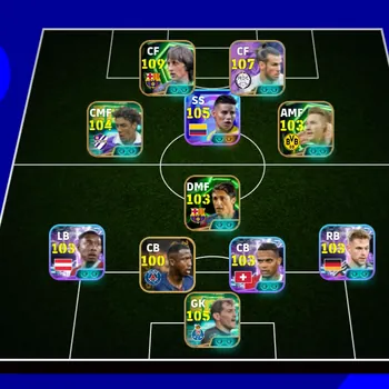 eFootball Accounts Legends & Iconic Players EFOOTBALL BEST ACCOUNT | G BALE SUSANOO,J CRYUFF,J RODRIGUEZ,RUI COSTA,M