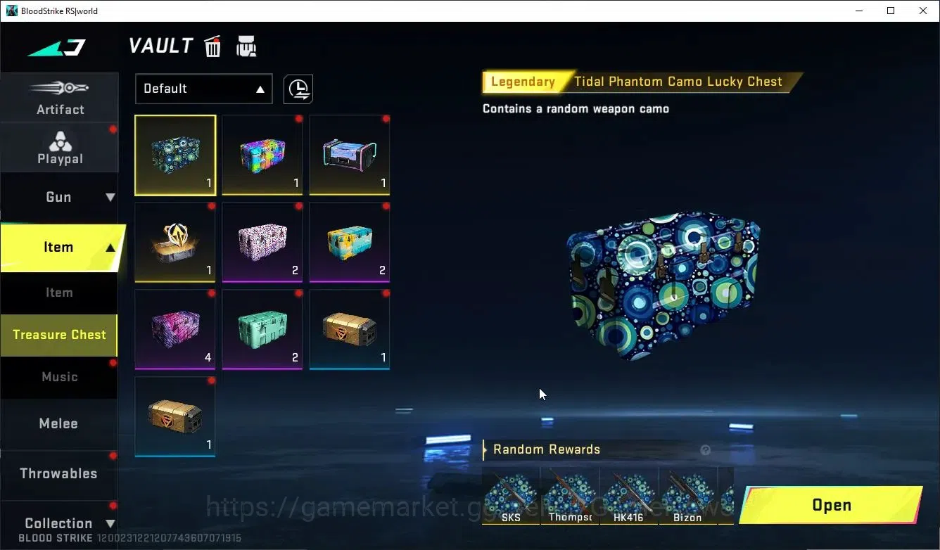 Blood Strike Accounts Collab Skin ASIA|Melee Lightblade + Collab KRAKEN-Enzo | 2 ULTRA ETHAN,M700-Boitata | 2 LMT Guns 20