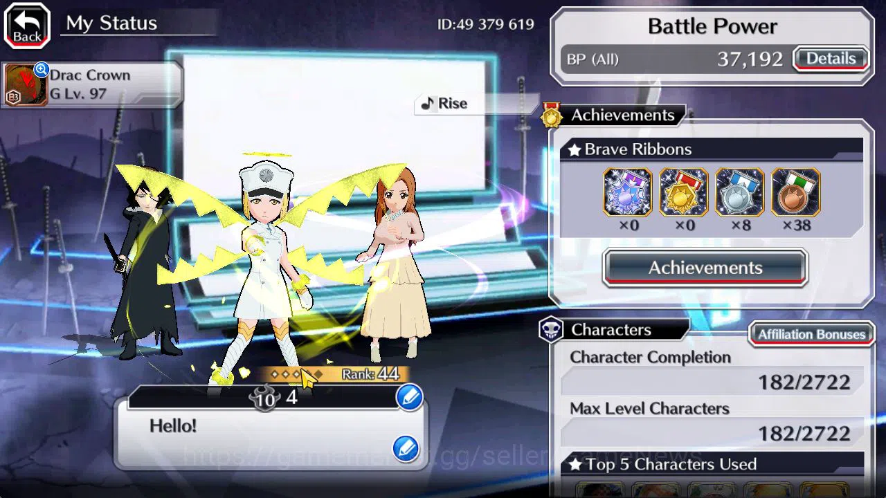 Bleach: Brave Souls Accounts [GLOBAL]6K Orbs+Fresh All Story|TYBW26 Liltotto,TY image 2