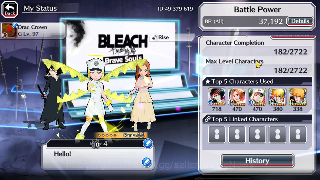 Bleach: Brave Souls Accounts [GLOBAL]6K Orbs+Fresh All Story|TYBW26 Liltotto,TY image 3