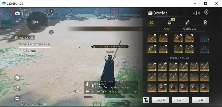 Where Winds Meet Accounts GLOBAL|Lv 95|GS 26K|1 Harmonic Core|Peaceful Life| image 10
