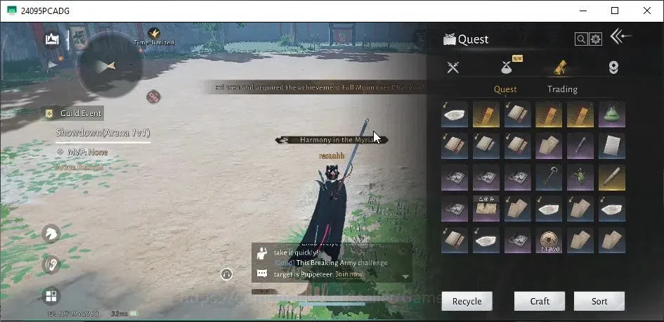 Where Winds Meet Accounts GLOBAL|Lv 95|GS 26K|1 Harmonic Core|Peaceful Life| image 12