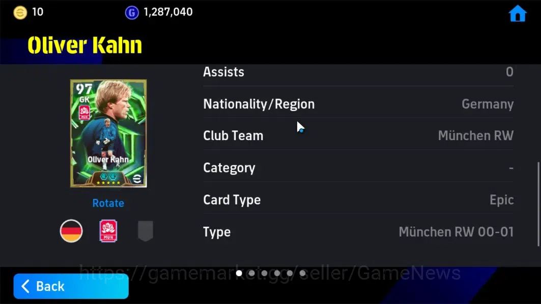 eFootball Accounts Android|Epic Johan Cruyff,Giorgio Chiellini,Oliver image 13
