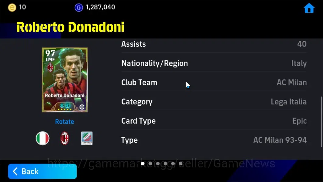 eFootball Accounts Android|Epic Johan Cruyff,Giorgio Chiellini,Oliver image 17