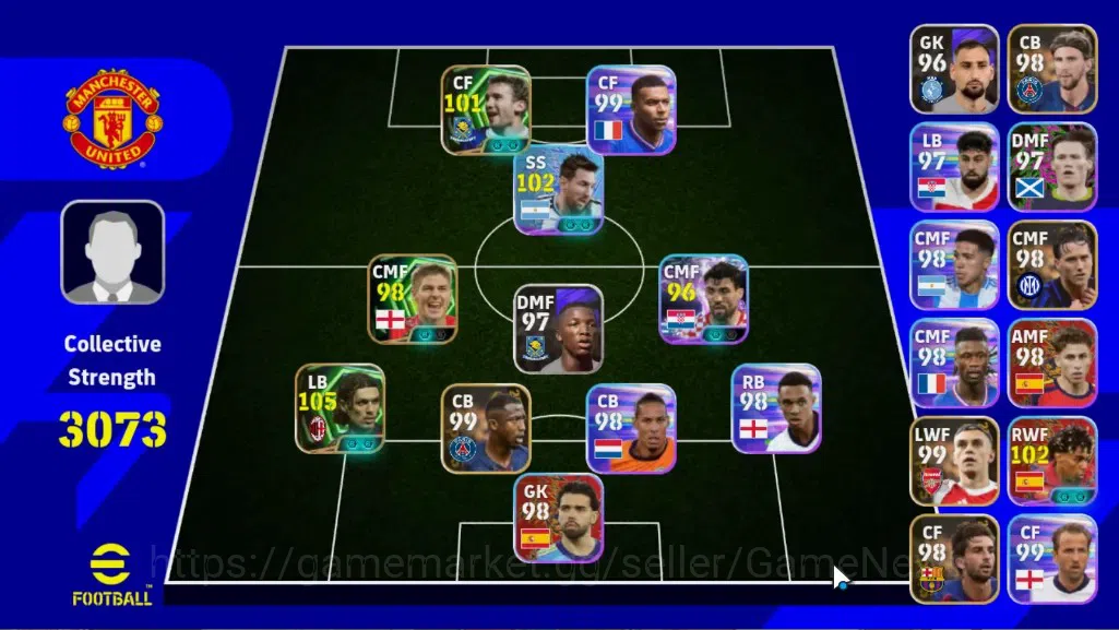eFootball Accounts Legends & Iconic Players Android|Epic Paolo Maldini,Gerrard,Andriy S,ShowTime TFFC26 Messi,Lamine 1