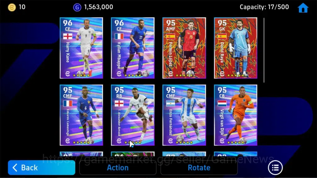 eFootball Accounts Legends & Iconic Players Android|Epic Paolo Maldini,Gerrard,Andriy S,ShowTime TFFC26 Messi,Lamine 8