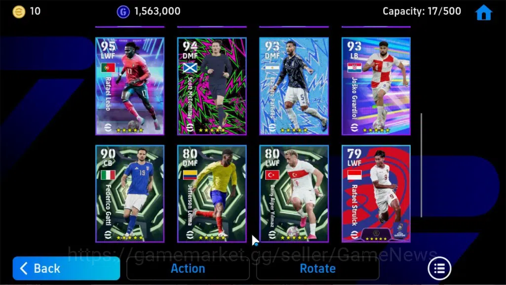 eFootball Accounts Legends & Iconic Players Android|Epic Paolo Maldini,Gerrard,Andriy S,ShowTime TFFC26 Messi,Lamine 9