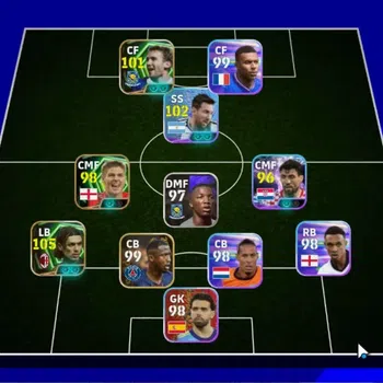 eFootball Accounts Legends & Iconic Players Android|Epic Paolo Maldini,Gerrard,Andriy S,ShowTime TFFC26 Messi,Lamine