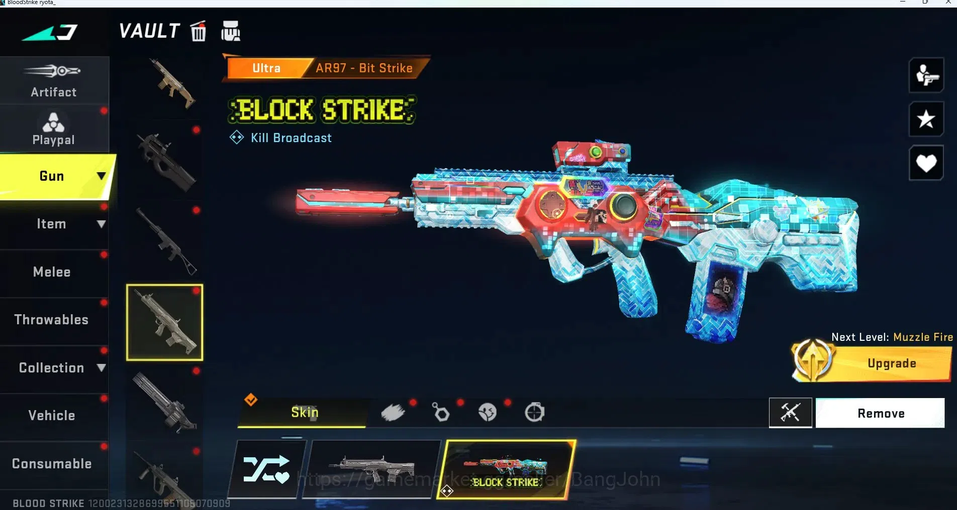 Blood Strike Accounts ASIA |ethernal=ZERO|Limited=RPK|ULTRA ONE-HANDED A image 10