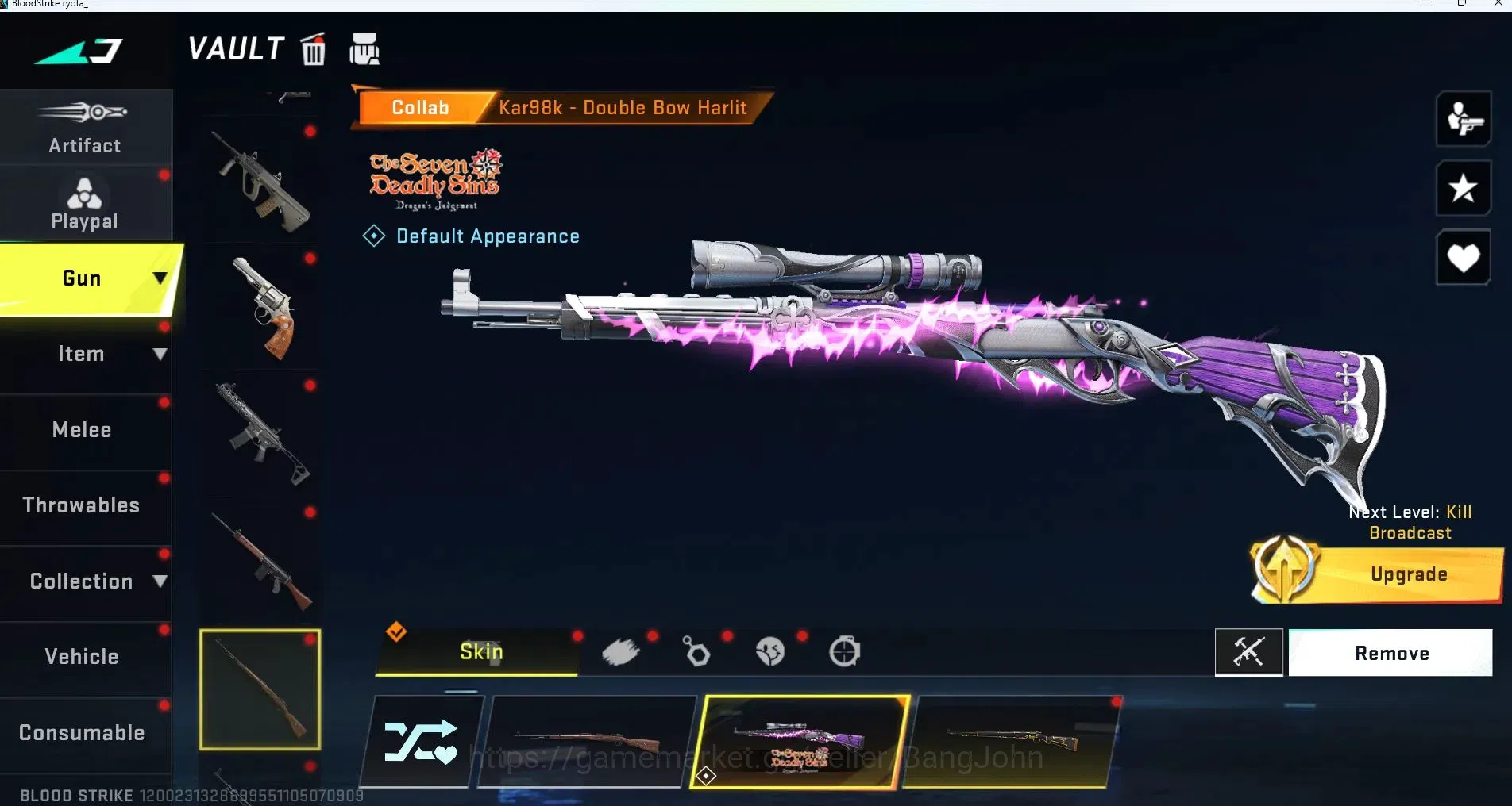 Blood Strike Accounts ASIA |ethernal=ZERO|Limited=RPK|ULTRA ONE-HANDED A image 12