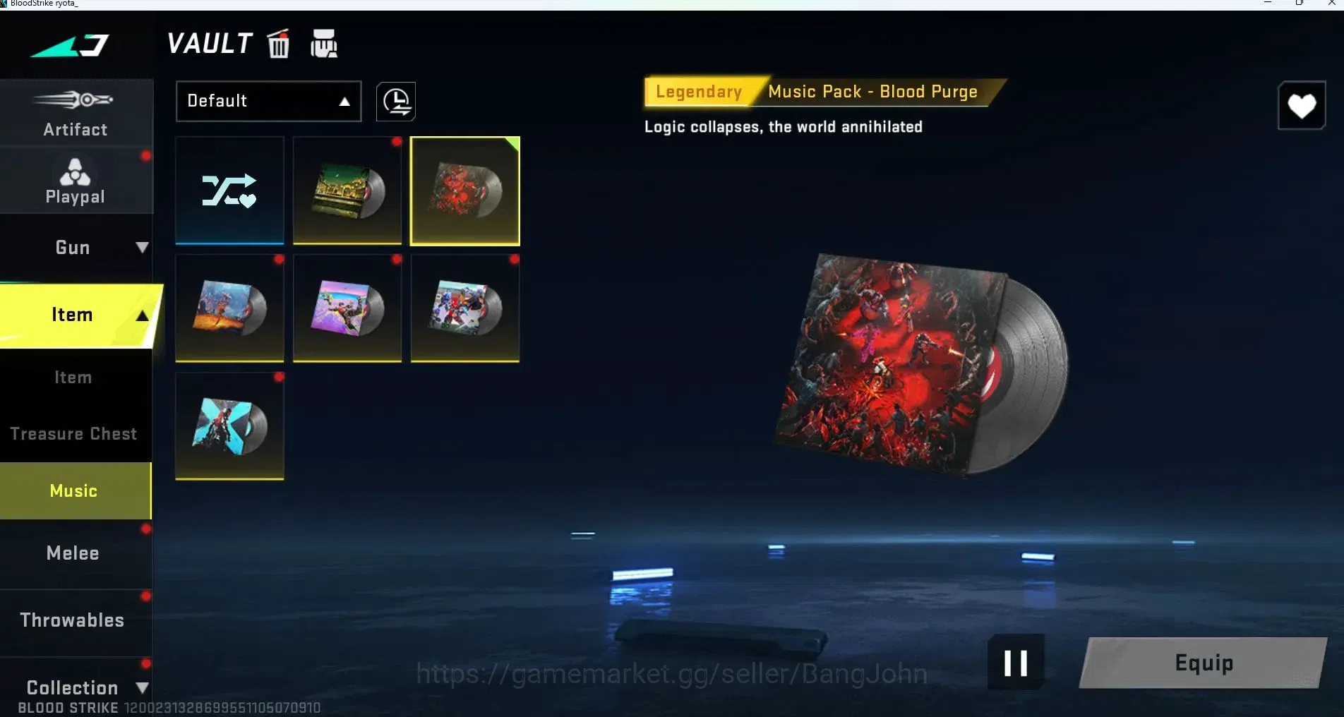 Blood Strike Accounts ASIA |ethernal=ZERO|Limited=RPK|ULTRA ONE-HANDED A image 16