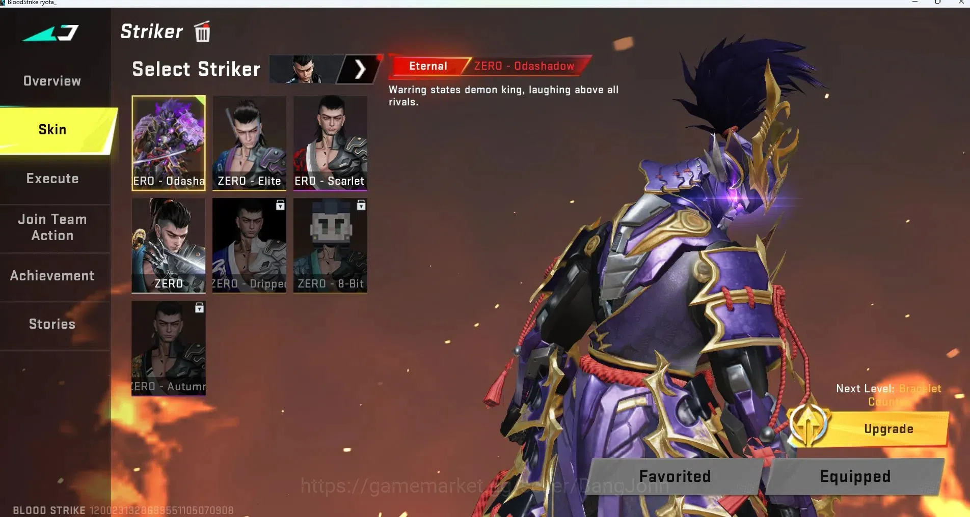 Blood Strike Accounts ASIA |ethernal=ZERO|Limited=RPK|ULTRA ONE-HANDED A image 3