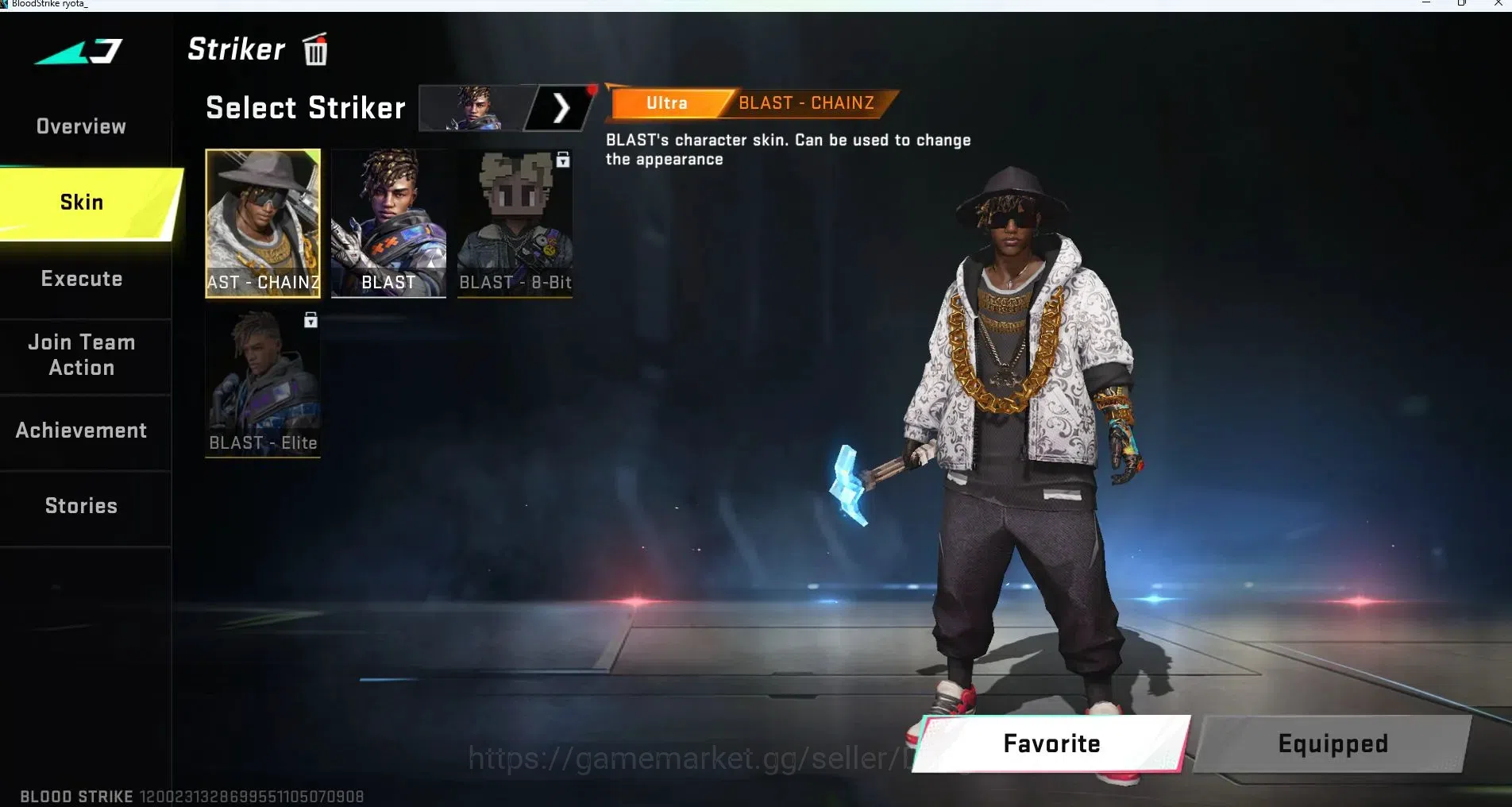 Blood Strike Accounts ASIA |ethernal=ZERO|Limited=RPK|ULTRA ONE-HANDED A image 4